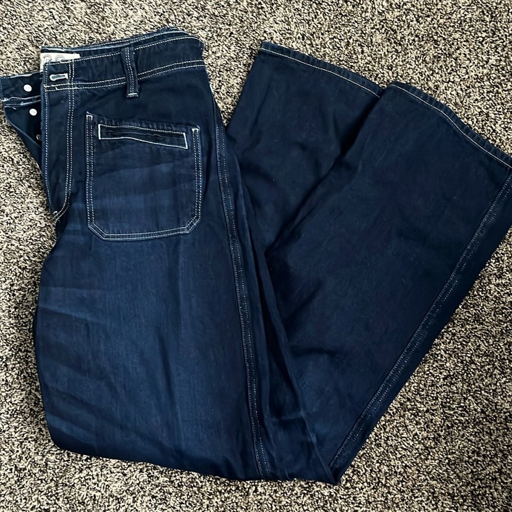 Free People We The Free Tinsley Baggy Jeans, NWOT
